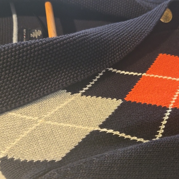 Tommy Hilfiger Navy Knit Sweater - Picture 3 of 12
